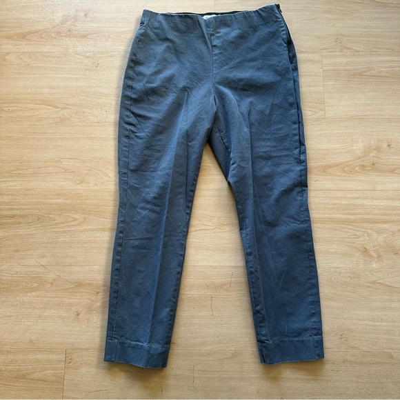 Everlane The Side Zip Stretch Ankle Pant Cotton Minimalist Travel Office Pants - Picture 2 of 11